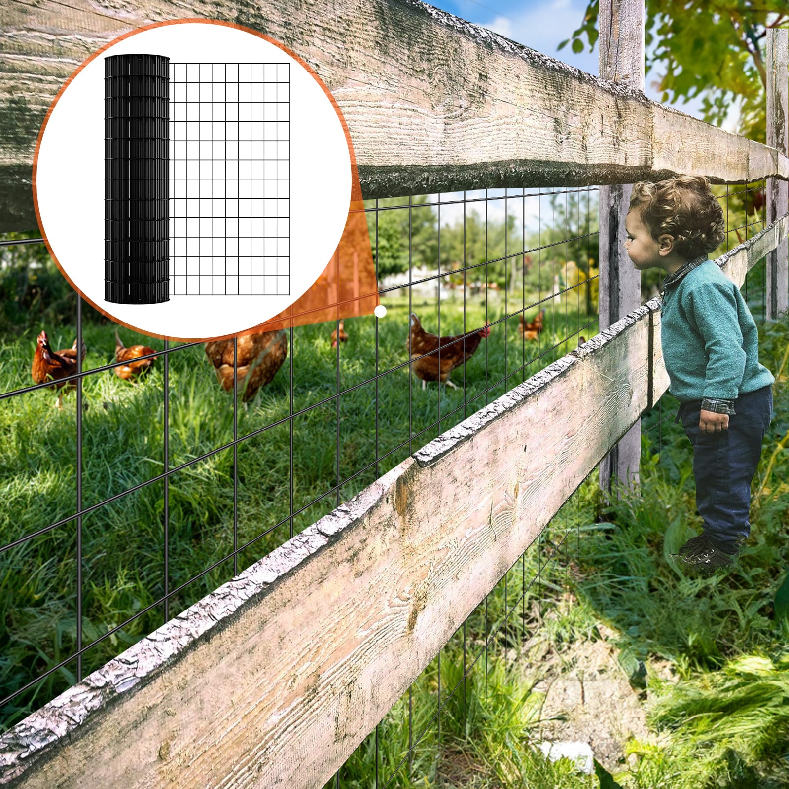 Galvanised Hardware Cloth Wire Mesh Roll For Chicken Coop Fencing_voghion.com